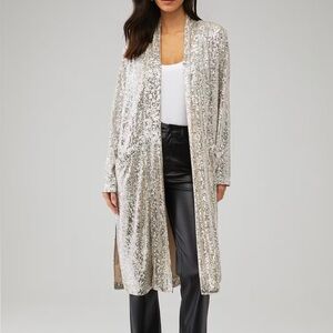 Steve Madden Showstopper Sequin Duster